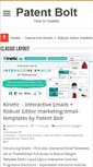 Mobile Screenshot of patentbolt.com